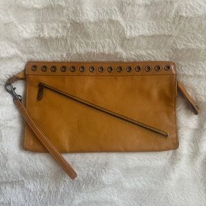 Leather Clutch Kenneth Cole
